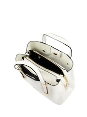 Dune London White Dinkydorrie Unlined Mini Tote Bag - Image 3 of 4