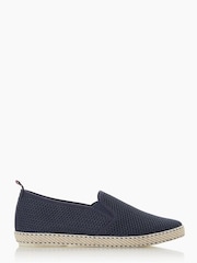 Dune London Blue Fin Mesh Espadrille Shoes - Image 1 of 5