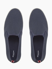 Dune London Blue Fin Mesh Espadrille Shoes - Image 5 of 5