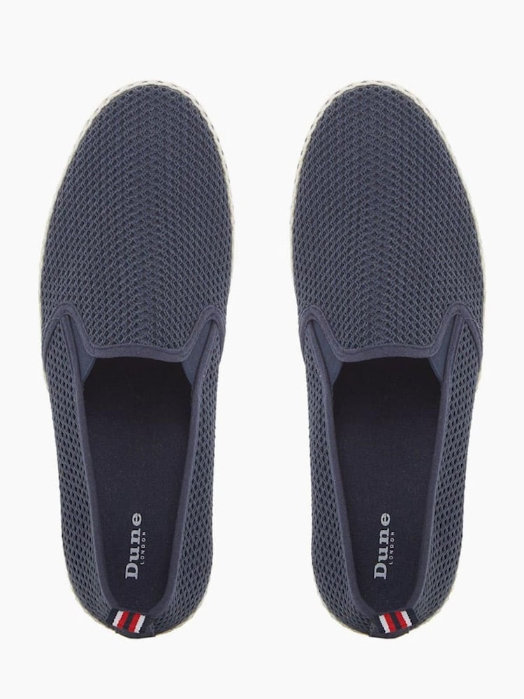 Dune London Blue Fin Mesh Espadrille Shoes - Image 5 of 5