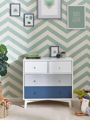 Blue Quinn Kids 4 Drawer Chest Of Drawers - Image 1 of 5
