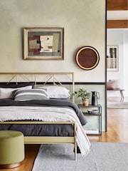 Swoon Gold Klee Metal Bed Frame - Image 1 of 3