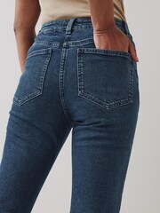 Inky Blue Comfort Stretch Mom Jeans - Image 2 of 4