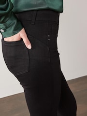 Black Next Lift, Slim And Shape Skinny Jeans - Image 3 of 3