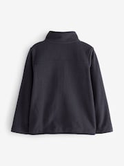 Navy Blue Zip-Up Fleece Jacket With Pockets (3-16yrs) - Image 5 of 6