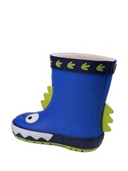ToeZone Blue Dinosaur Wellies - Image 4 of 5