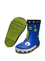 ToeZone Blue Dinosaur Wellies - Image 5 of 5