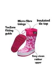 Toezone Tie Top Wellies - Image 6 of 7