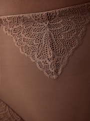 Chocolate Brown High Waist Brief Firm Tummy Control Shaping Briefs - Image 5 of 6