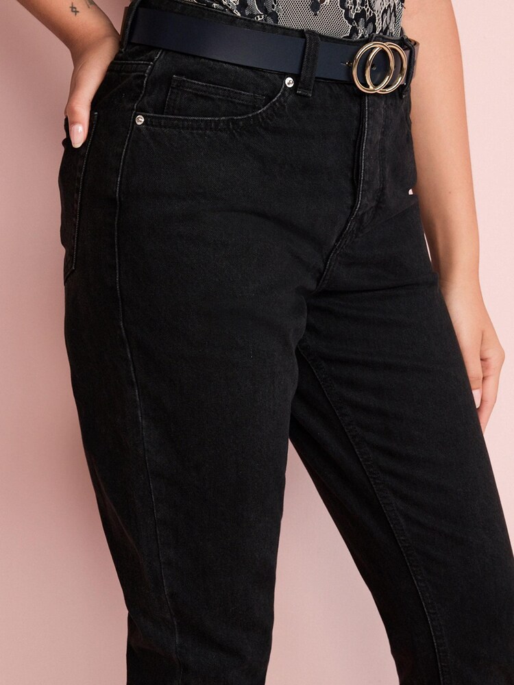 Black Mom Jeans - Image 3 of 4