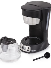 Swan Black Programmable Coffee Machine - Image 3 of 8