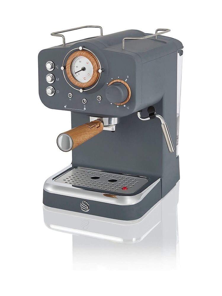 Swan Grey Pump Espresso Coffee Machine - Image 1 of 7