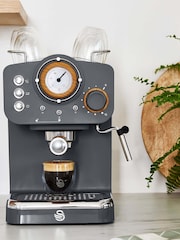 Swan Grey Pump Espresso Coffee Machine - Image 2 of 7