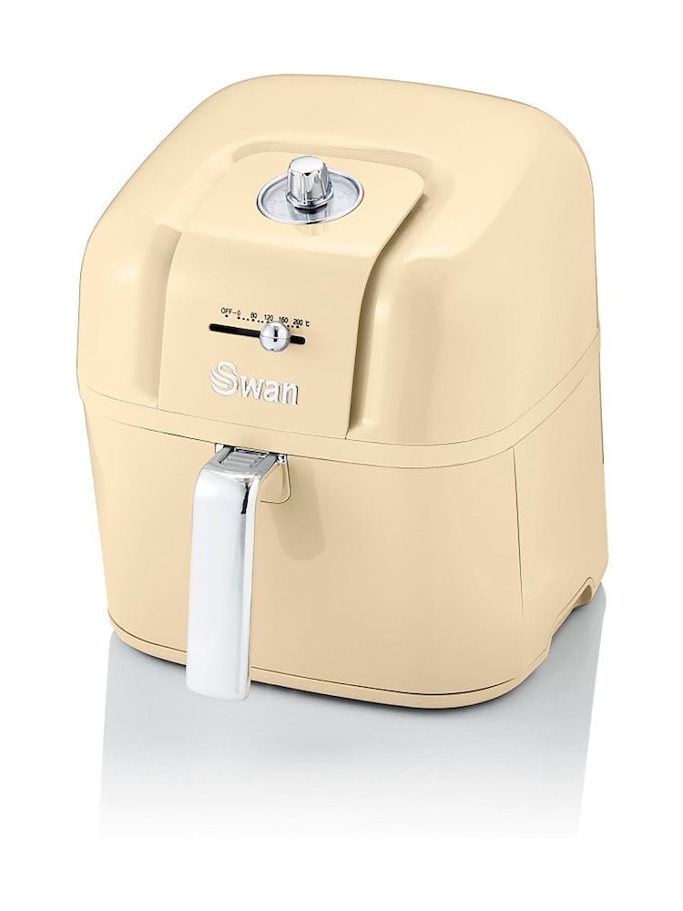 Swan Cream 6L Retro Manual Air Fryer - Image 2 of 7