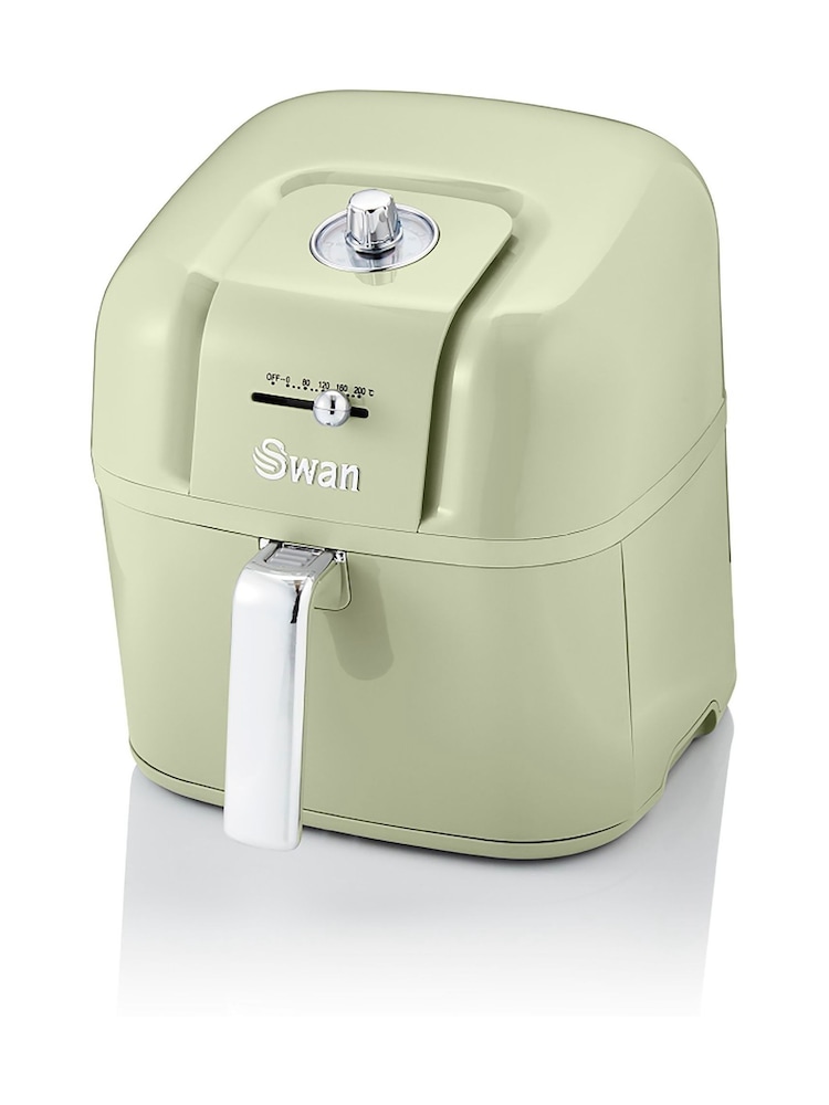 Swan Green 6L Retro Manual Air Fryer - Image 2 of 7