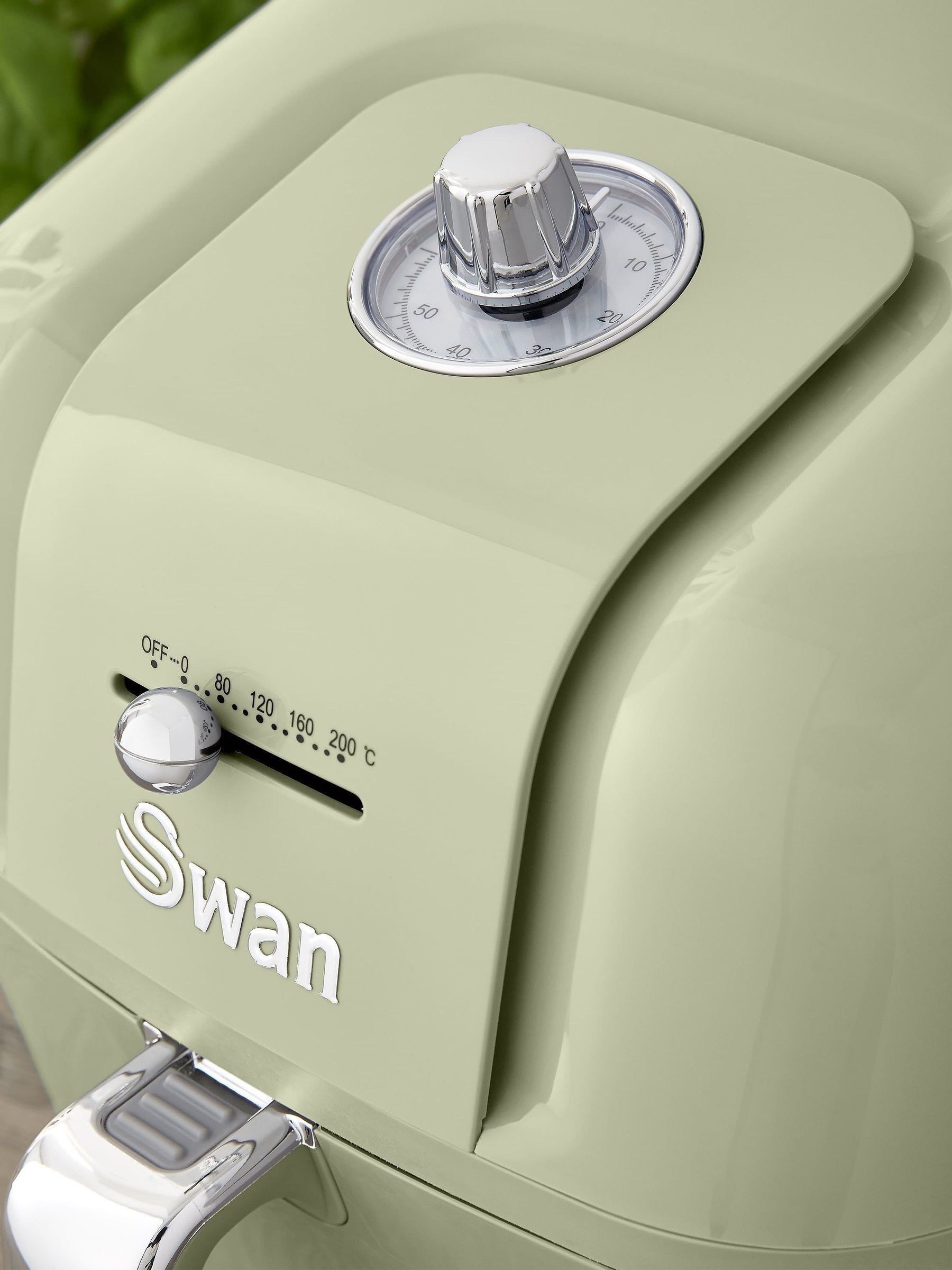 Buy Swan Green 6L Retro Manual Air Fryer from the Next UK online shop