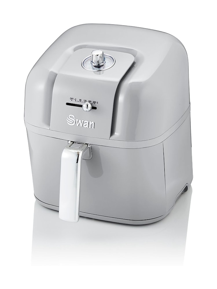 Swan Grey 6L Retro Manual Air Fryer - Image 2 of 7
