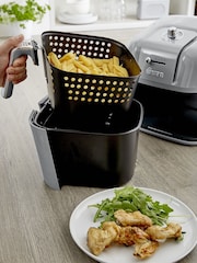 Swan Grey 6L Retro Manual Air Fryer - Image 3 of 7