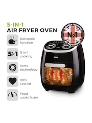 Tower Black Vortx 11L Manual Air Fryer - Image 2 of 8