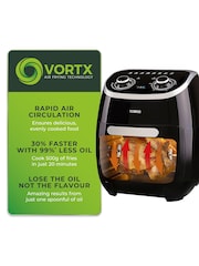 Tower Black Vortx 11L Manual Air Fryer - Image 5 of 8