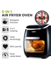 Tower Black Vortx 11L Air Fryer Oven - Image 2 of 8