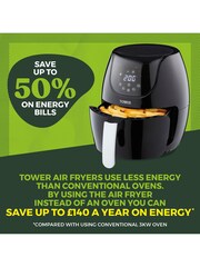Tower Black Vortx 4L Digital Air Fryer - Image 4 of 8