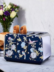 Laura Ashley Blue 4 Slice Elveden 4 Slice Toaster - Image 1 of 6