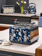 Laura Ashley Blue 4 Slice Elveden 4 Slice Toaster - Image 3 of 6