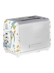 Laura Ashley White 4 Slice Elveden 2 Slice Toaster - Image 6 of 6