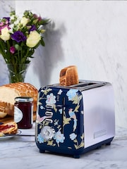Laura Ashley Blue 4 Slice Elveden 2 Slice Toaster - Image 1 of 6