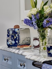 Laura Ashley Blue 4 Slice Elveden 2 Slice Toaster - Image 2 of 6