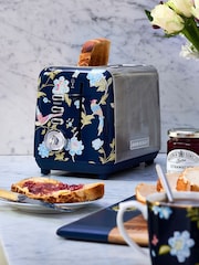 Laura Ashley Blue 4 Slice Elveden 2 Slice Toaster - Image 3 of 6