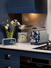 Laura Ashley Blue 4 Slice Elveden 2 Slice Toaster - Image 4 of 6