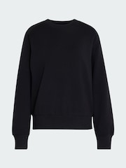 adidas Black Soft Lux Loose Sweatshirt - Image 6 of 6