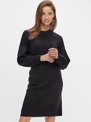 Y.A.S Black Henry Knit Dress - Image 1 of 6