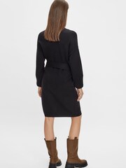 Y.A.S Black Henry Knit Dress - Image 3 of 6