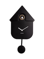 Karlsson Black Cuckoo Alarm Clock - Image 2 of 4