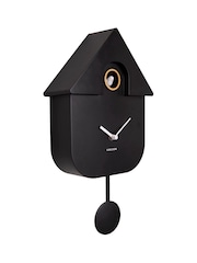 Karlsson Black Cuckoo Alarm Clock - Image 3 of 4