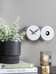 Karlsson Grey Duo Cuckoo Alarm Clock - Image 1 of 4