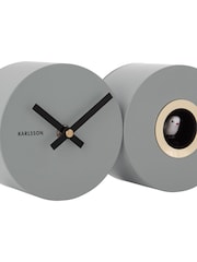 Karlsson Grey Duo Cuckoo Alarm Clock - Image 4 of 4