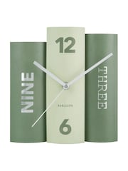 Karlsson Green Book Table Clock - Image 3 of 3