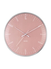 Karlsson Pink Dragonfly Wall Clock - Image 1 of 4