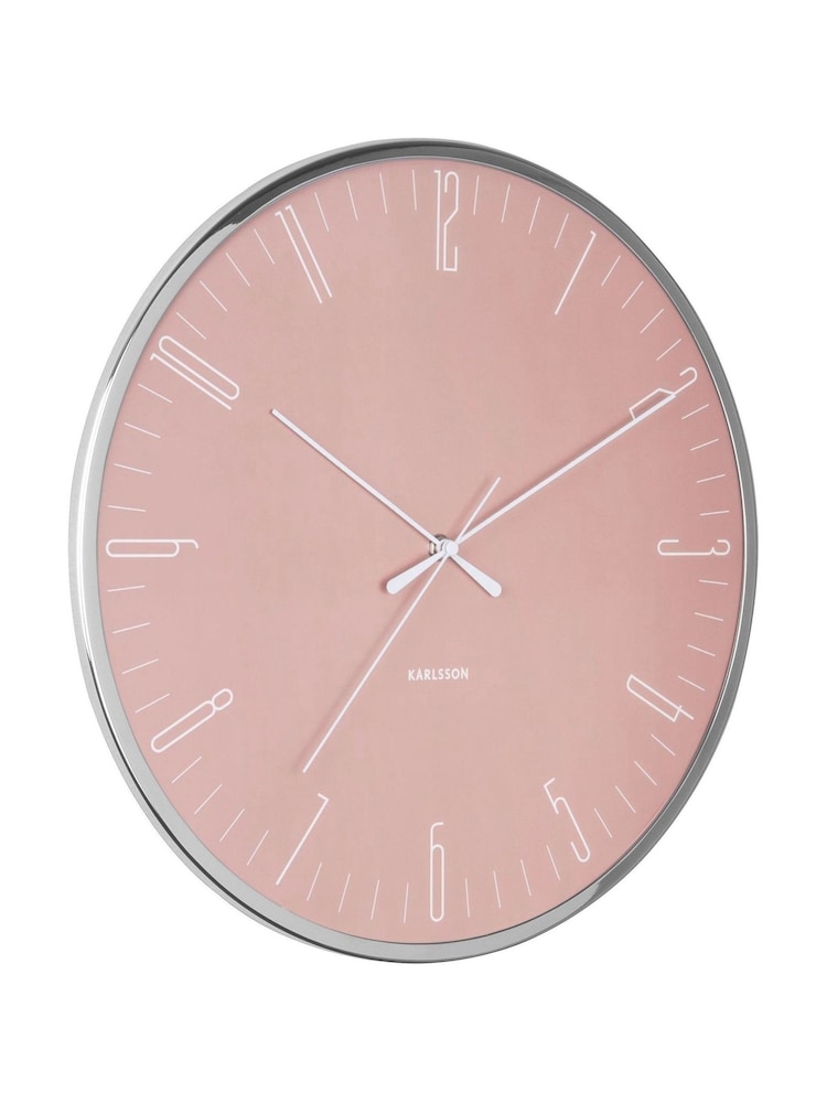 Karlsson Pink Dragonfly Wall Clock - Image 2 of 4