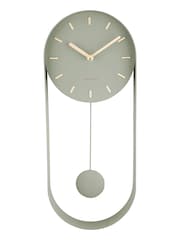 Karlsson Green Charm Pendulum Wall Clock - Image 2 of 3