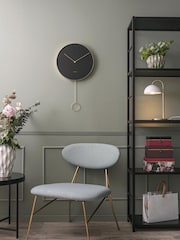 Karlsson Black Pendulum Wall Clock - Image 3 of 4