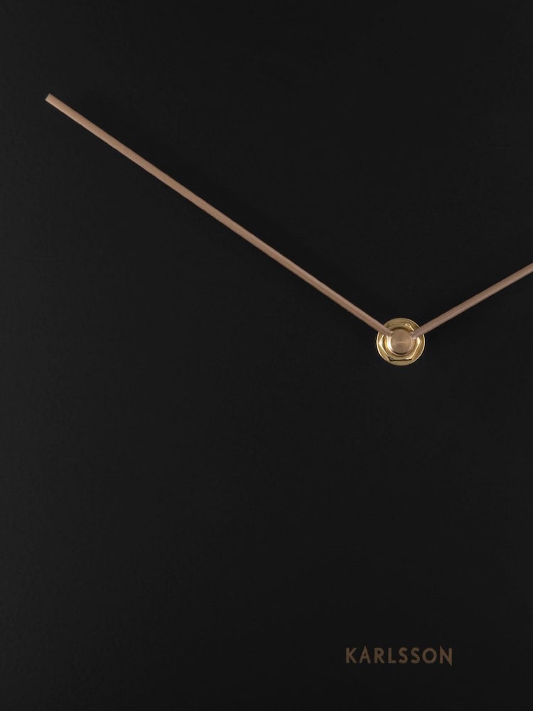 Karlsson Black Pendulum Wall Clock - Image 4 of 4