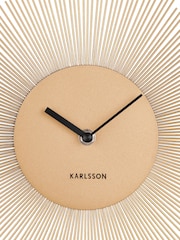 Karlsson Gold Peony Wall Clock - Image 3 of 3
