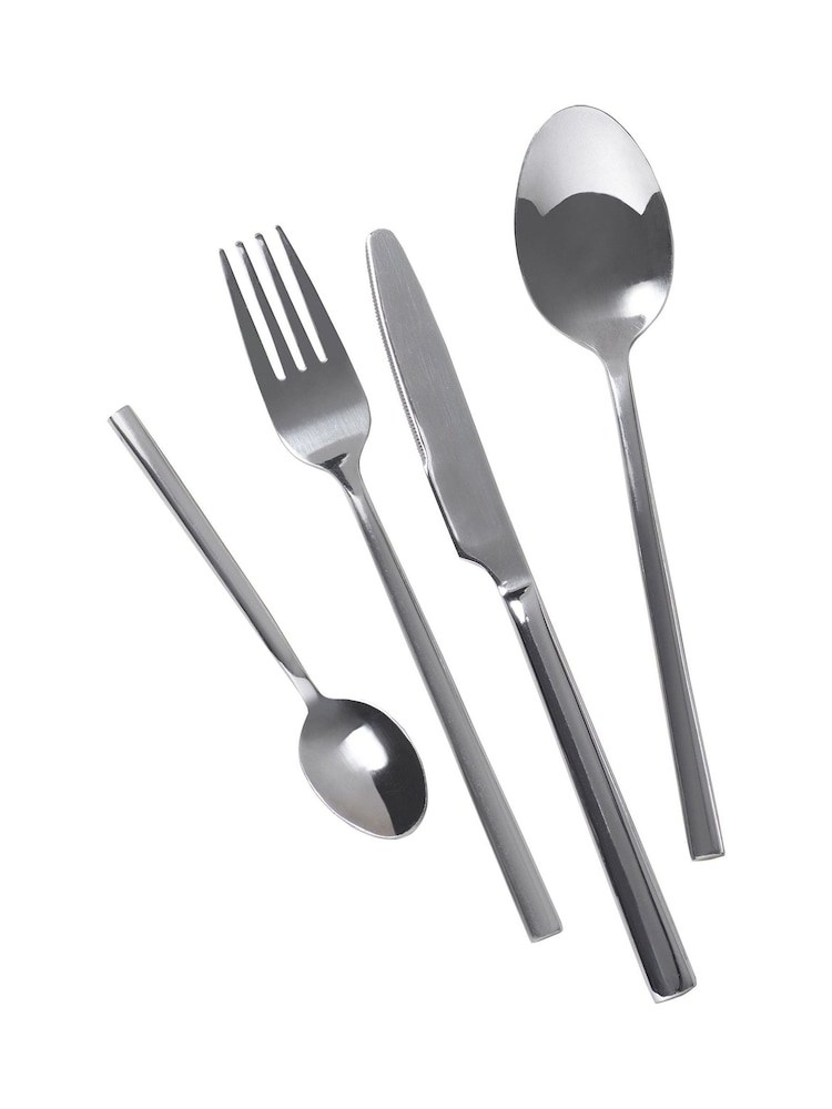 Silver 16pc Kensington Stainless Steel Cutlery Set - Image 3 of 3