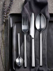 Silver 24pc Hampton Stainless Steel Cutlery Set - Image 1 of 2