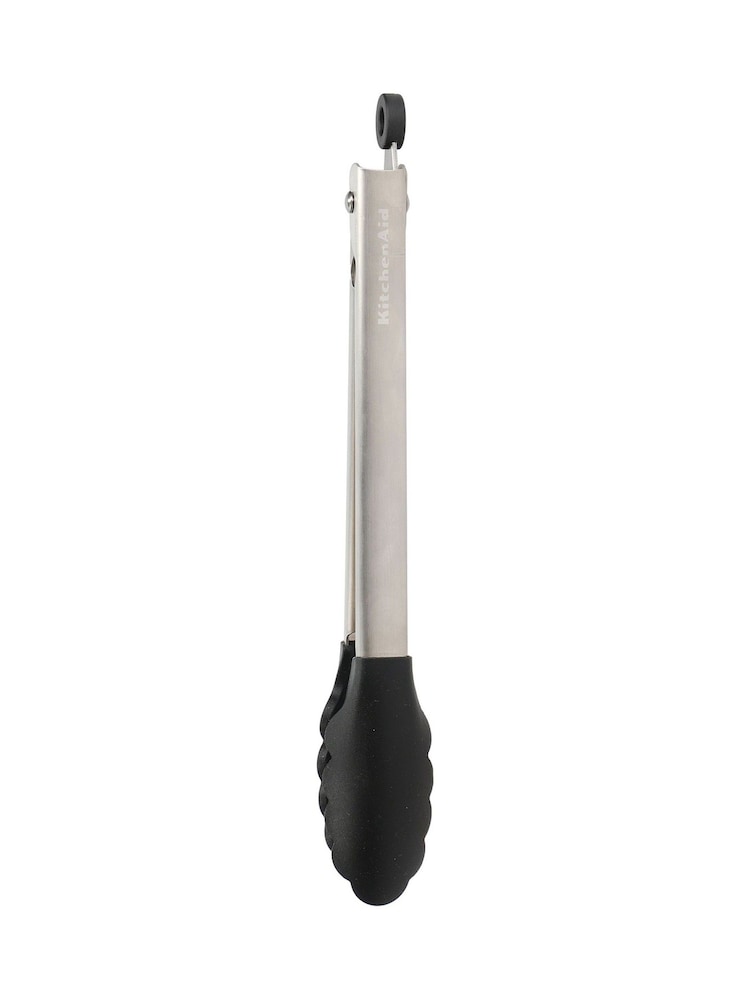 Kitchen Aid Black Silicone Tipped Stainless Steel Tongs - Image 3 of 4